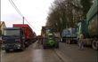 Hollogne sur Geer: manifestation d'agriculteurs